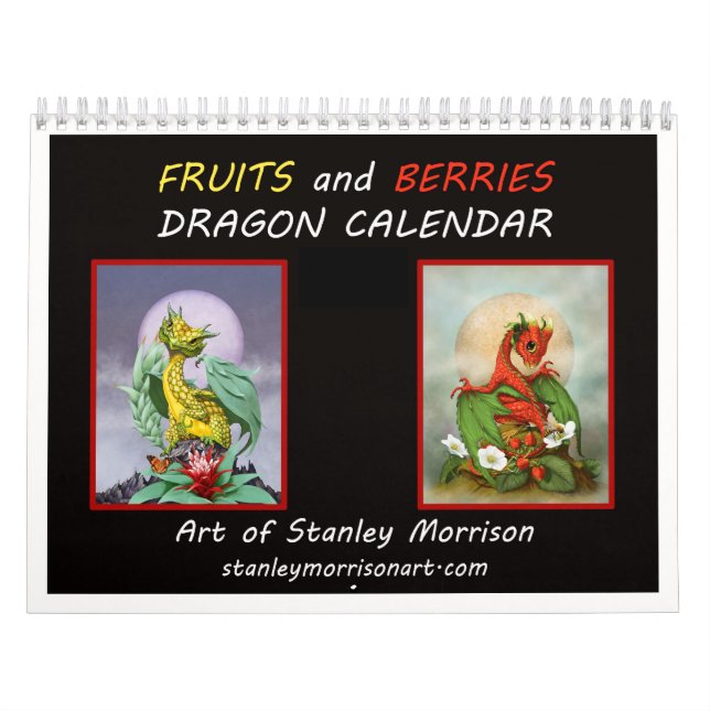 Frucht- und Beerendrachekalender Kalender (Titelbild)