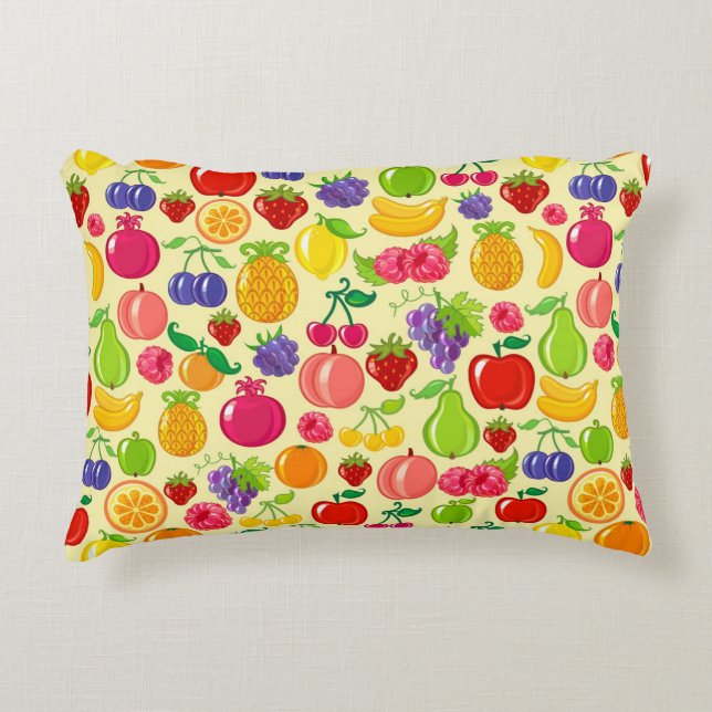 Frucht Zierkissen (Vorderseite)