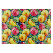 Fruchtapfel Birne Sommerwasserfarbe Muster