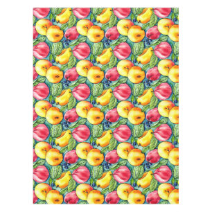 Fruchtapfel Birne Sommerwasserfarbe Muster Tischdecke