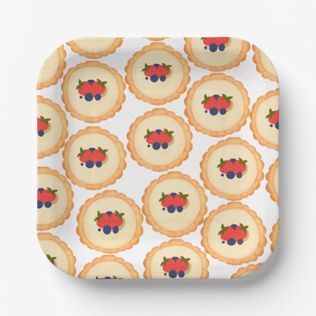 Fruchtart Pappteller (Vorderseite)