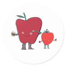 Fruchtaufkleber