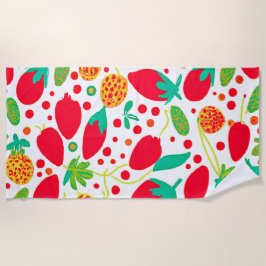 Fruchtbare Palette Vivid Muster Strandtuch