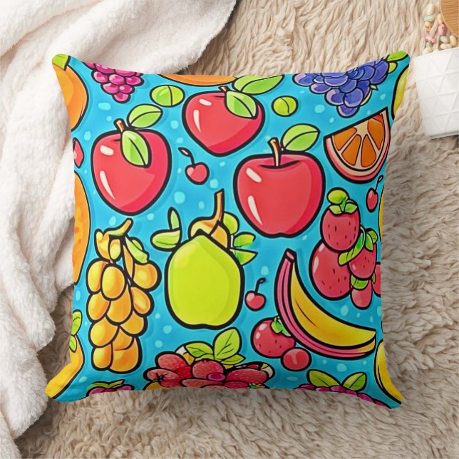 Fruchtbares Musterdesign Kissen (Decke)