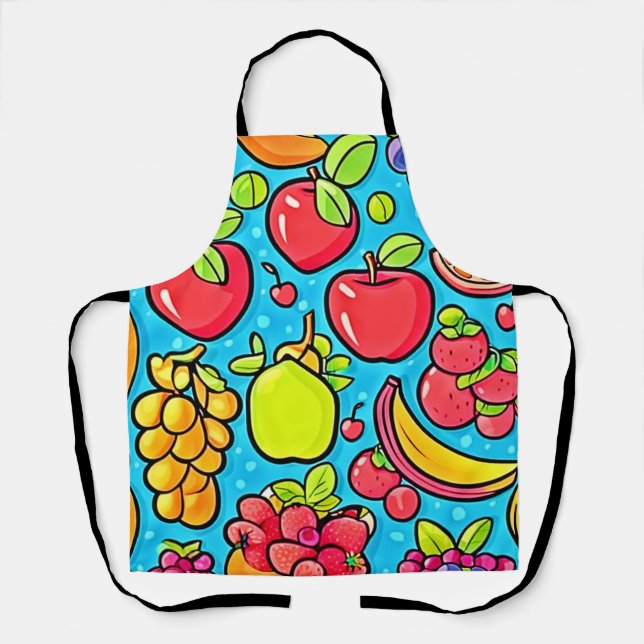 Fruchtbares Musterdesign Schürze (Vorderseite)