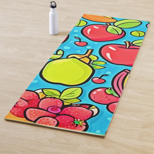 Fruchtbares Musterdesign Yogamatte (Beispiel)