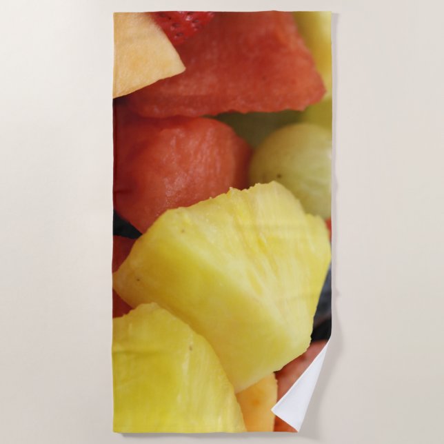 Fruchtbecher Strandtuch (Vorderseite)