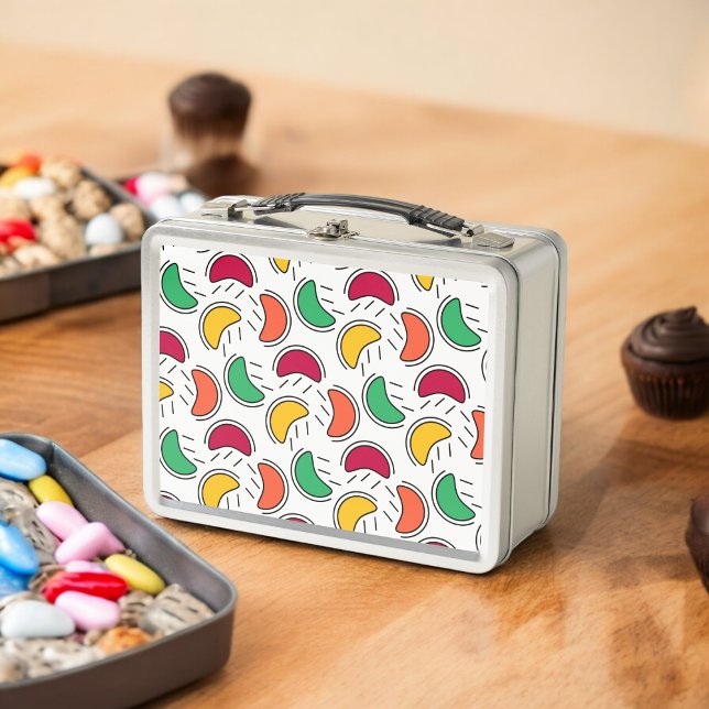 Fruchtbonbons-Muster Metall Brotdose (Lunchbox )