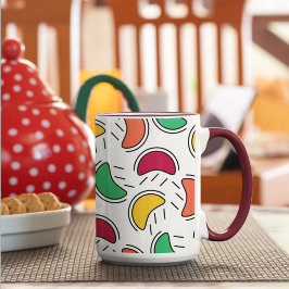 Fruchtbonbons-Muster Tasse
