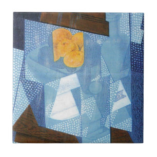 Fruchtbowl von Juan Gris, Vintager Kubismus Stilll Fliese