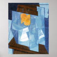 Fruchtbowl von Juan Gris, Vintager Kubismus Stilll