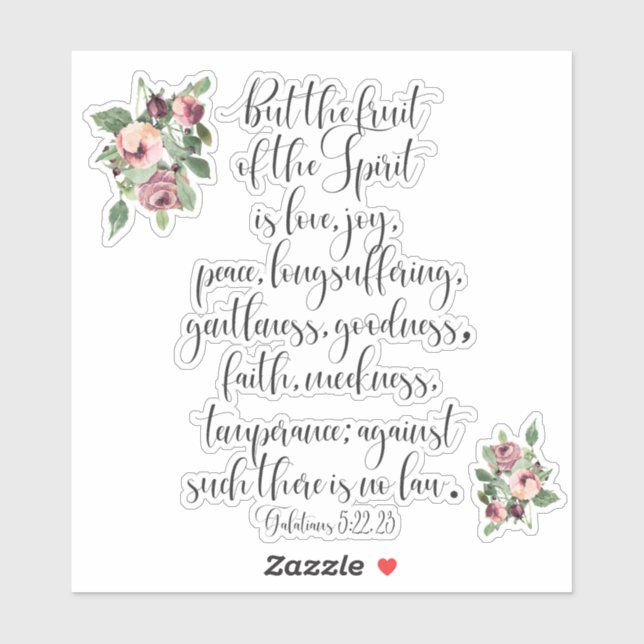 Früchte der Geisteswissenschaft Aufkleber (Blatt)