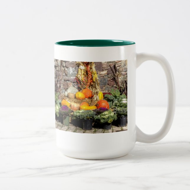 Früchte der Herbsternte Zweifarbige Tasse (Rechts)