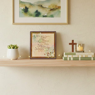 Früchte der Spirit Plaque Fotoplatte