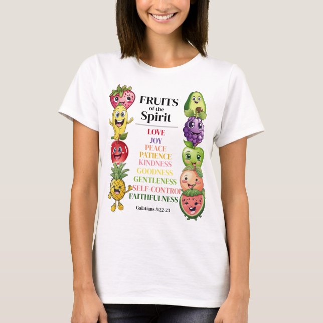 Früchte des Geistes T-Shirt (Vorderseite)