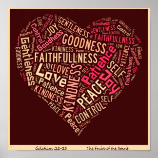 Früchte des Geistplakats Poster