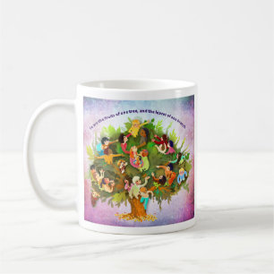 Früchte ein Baum Kaffeetasse