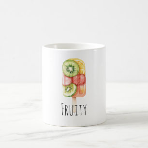 Fruchte-Eis am Stiel  Kaffeetasse