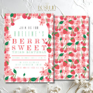 Früchte Geburtstag Pastelfarben Sweet Summer Party Einladung