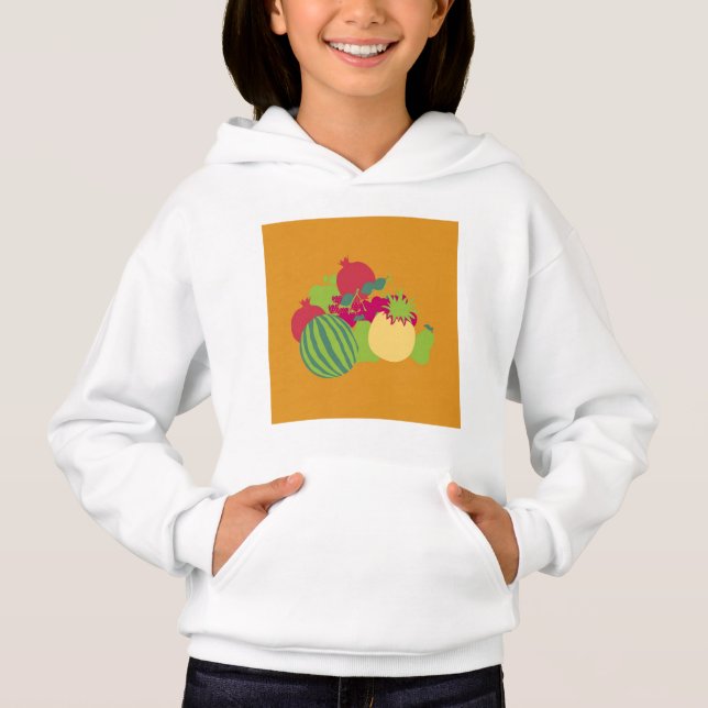 Früchte Hoodie (Vorderseite)