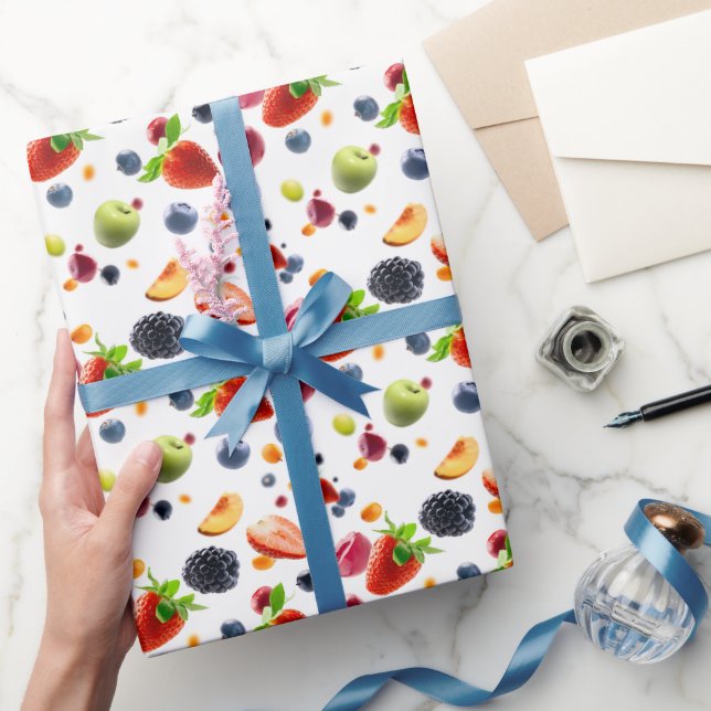 Früchte-Mix Geschenkpapier (Schenken)