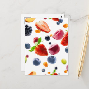 Früchte-Mix Postkarte