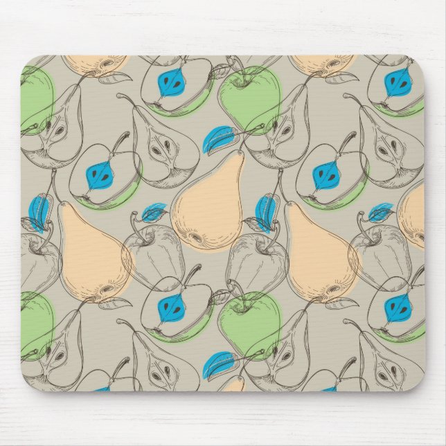 Früchte-Muster Mousepad (Vorne)