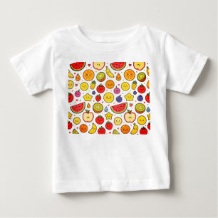 Früchte Musterdesign Baby T-shirt
