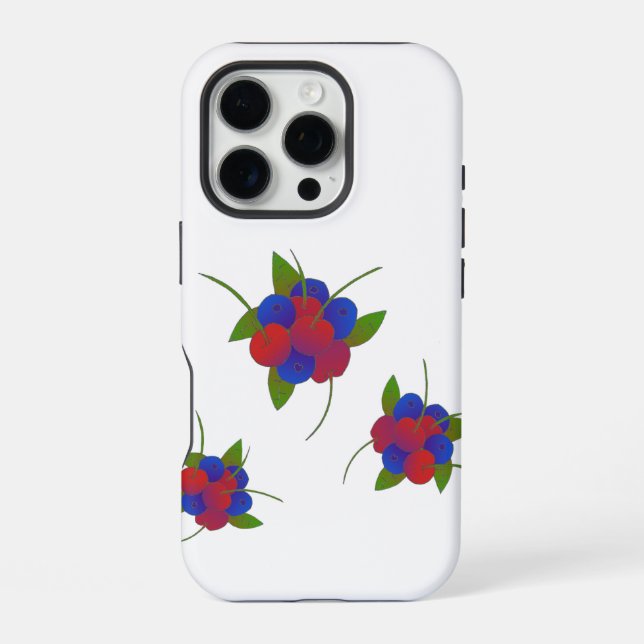 Früchte N Atome iPhone 16 Pro Hülle (Rückseite)