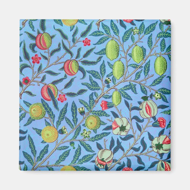 Früchte oder Granatapfel von William Morris Magnet (Vorne)