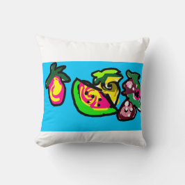 Früchte sind Kunst Spaß  Kissen