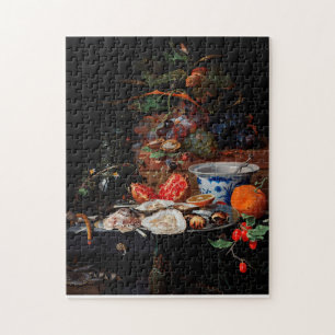 Früchte und Austern von Abraham Mignon