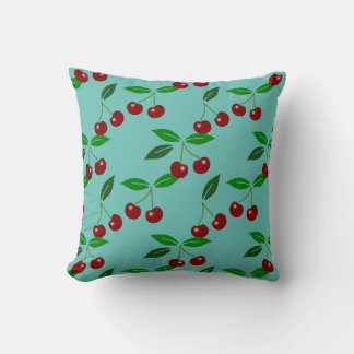 Früchte und Leder-Monogramm-Pillow 3 Kissen