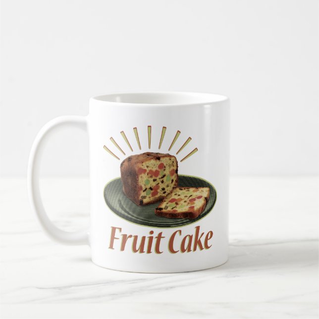 Früchtebrot Früchte Kuchen Kaffeetasse (Links)