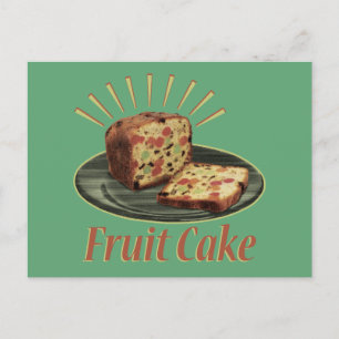 Früchtebrot Früchte Kuchen Postkarte