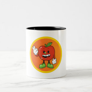 Früchtefreunde Zweifarbige Tasse