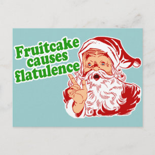 Früchtetorte verursacht Blähungen Postkarte