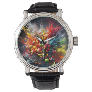 Fruchtexplosion Armbanduhr