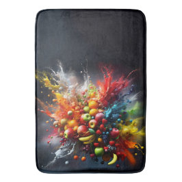Fruchtexplosion Badematte