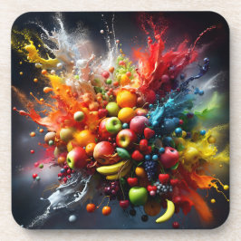 Fruchtexplosion Getränkeuntersetzer