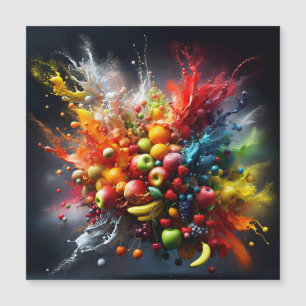Fruchtexplosion Magnetkarte