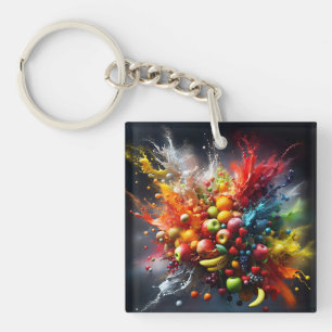 Fruchtexplosion Schlüsselanhänger