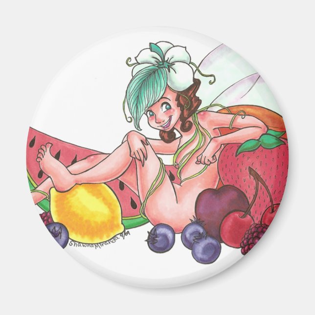 Fruchtfliege Magnet (Vorne)