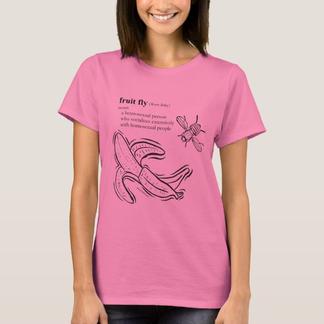 FRUCHTFLIEGEN T-Shirt (Vorderseite)