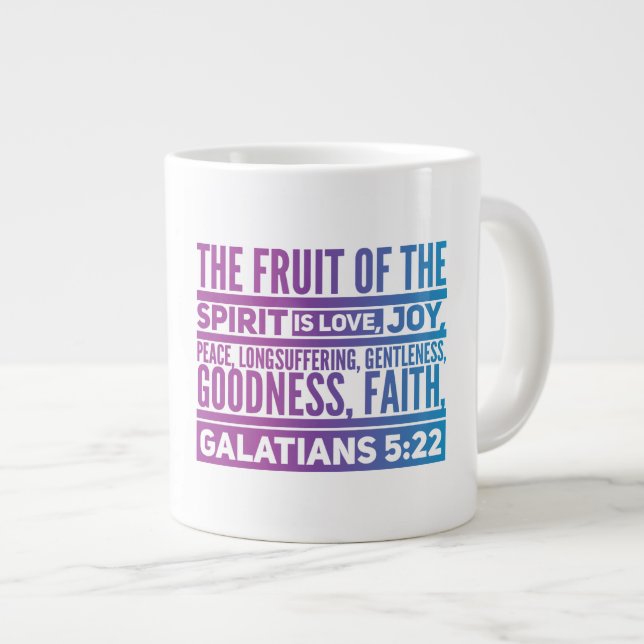 Fruchtgeschenk Jumbo Tasse (Vorderseite Rechts)