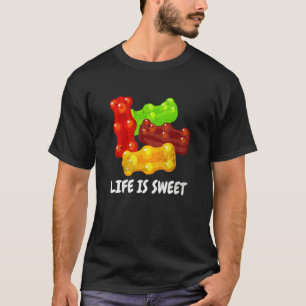 Fruchtige Bonbonbons Leben ist süße Männer Frauen  T-Shirt
