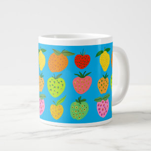 Fruchtige Fruchtmuster riesige Tasse