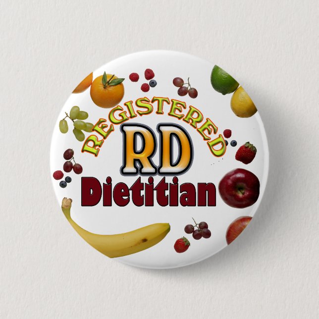 FRUCHTIGE RD - REGISTRIERTER DIÄTETIKER BUTTON (Vorderseite)