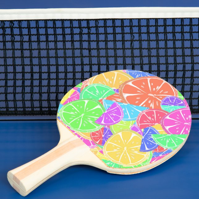 Fruchtige Tutti farbige Fruchtscheiben Tischtennis Schläger (InSitu)