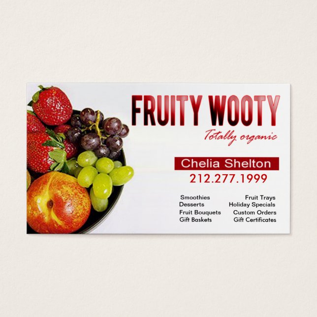 Fruchtiges Wooty Totally Bio Obstdesserts (Vorderseite)
